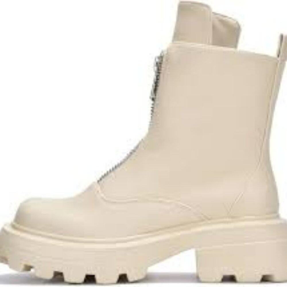 CAPE ROBBIN KYNDALL - OFF WHITE BOOTIES 10 - Picture 2 of 5